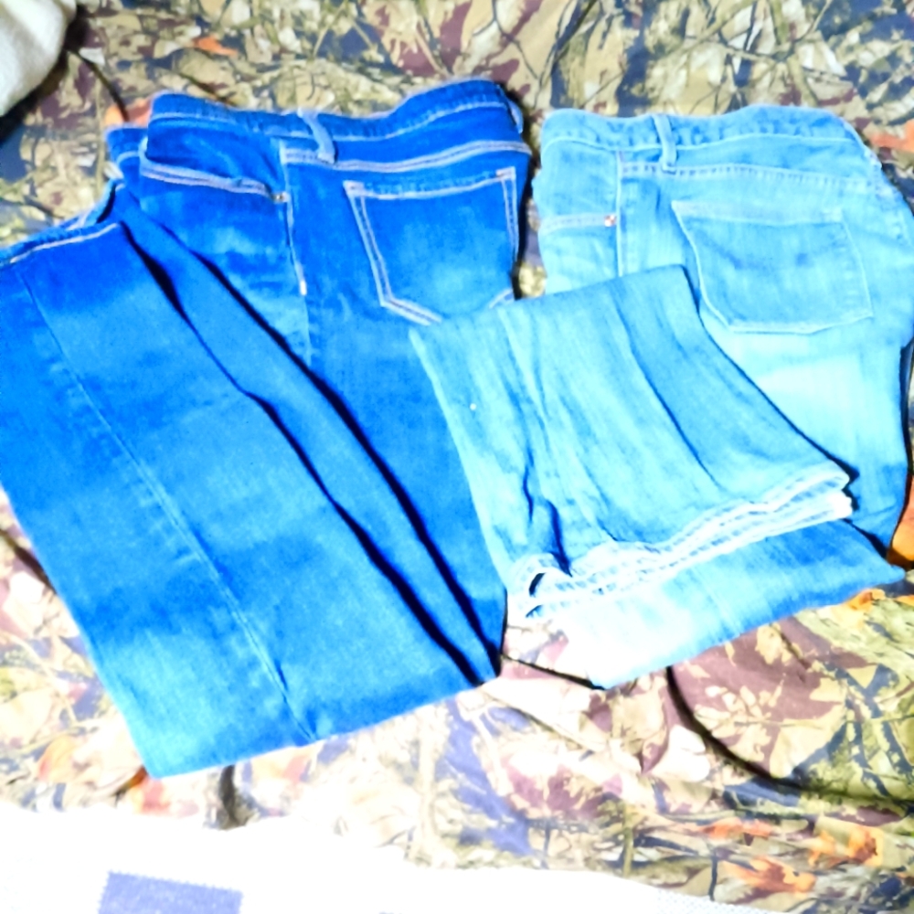 2 pair of gap jeans women's sz27 and 28